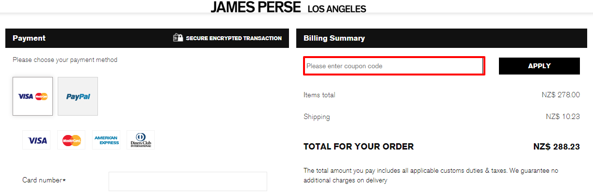 Coupon Code