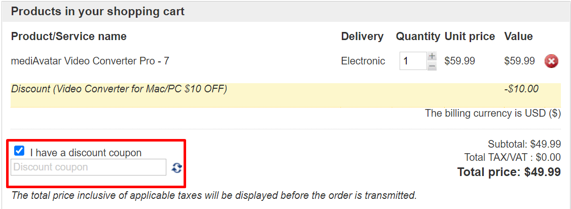 How do I use my mediAvatar Software Studio discount code?