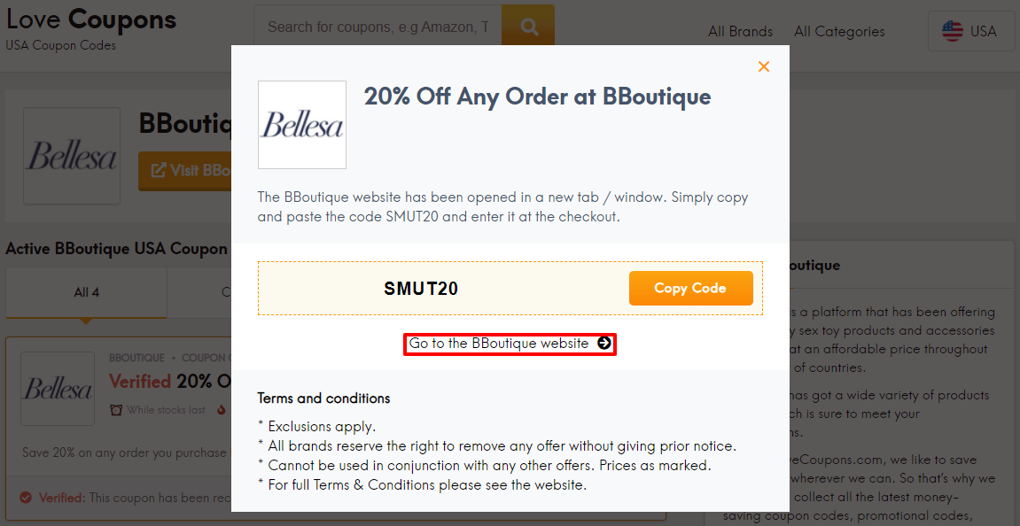 BBoutique Offer Code US