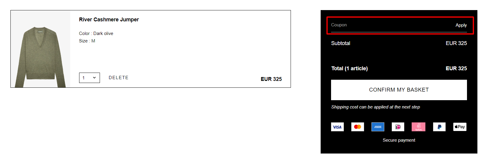 How do I use my Zadig & Voltaire coupon code?