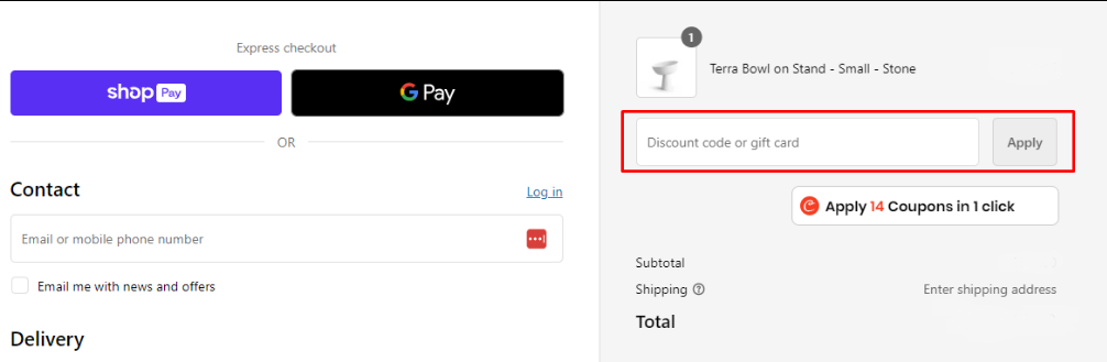 How do I use my L'OBJET discount Code?