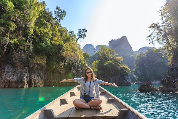 A woman in Europe who bought a policy using a medical travel insurance voucher code