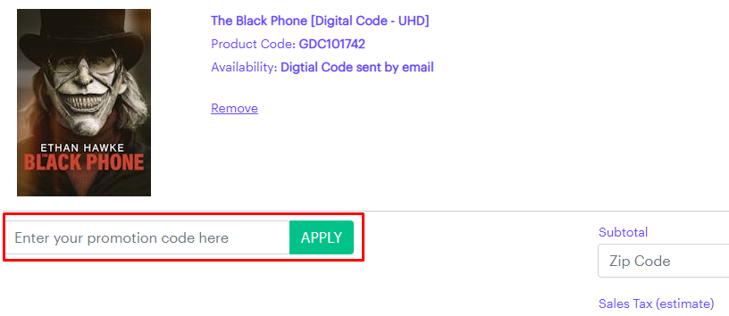 How do I use my GRUV promotion code?