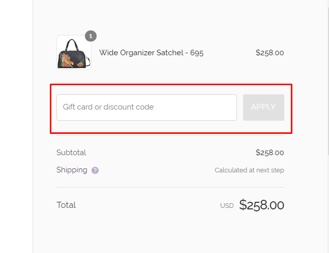 How do I use my Anuschka discount code?