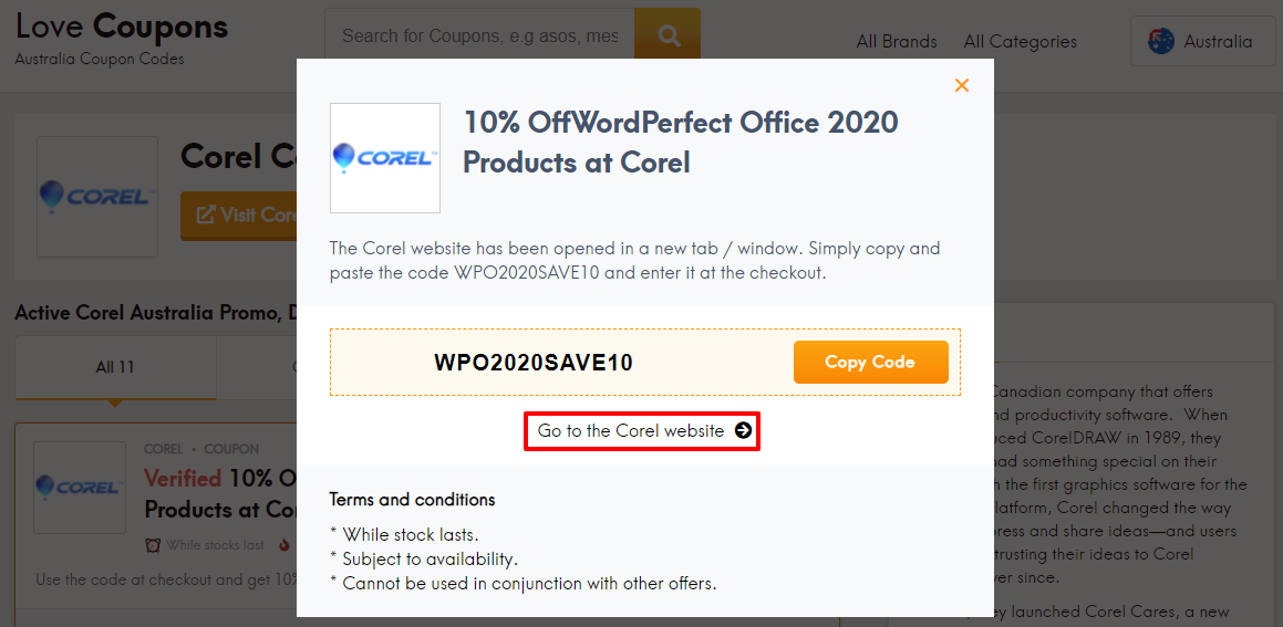 Corel Coupon and Promo Codes August 2024