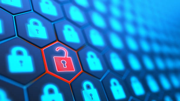 un sexagone qui présente des cadenas à la surface. n'oubliez pas les nombreux code promo IglooHome