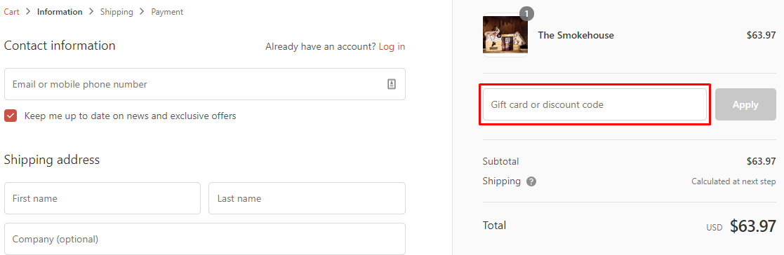 How do I use my Broquet coupon code?
