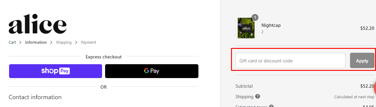 How do I use my Alice Mushrooms discount code?
