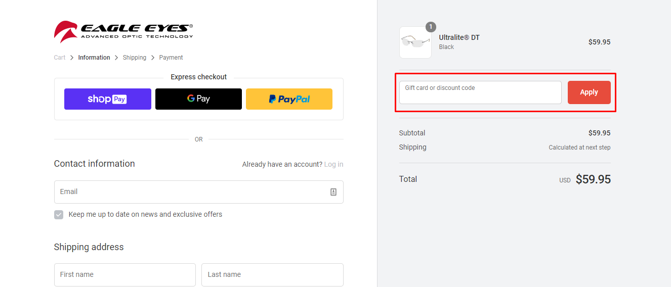 Eagle Eyes Optics Discount Code July 2024