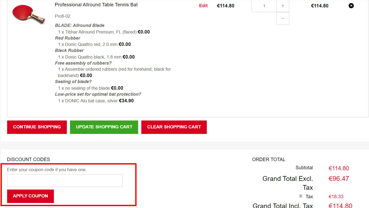 How do I use my TT SHOP discount code?
