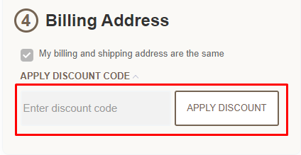 How do I use my Curtarra discount code?
