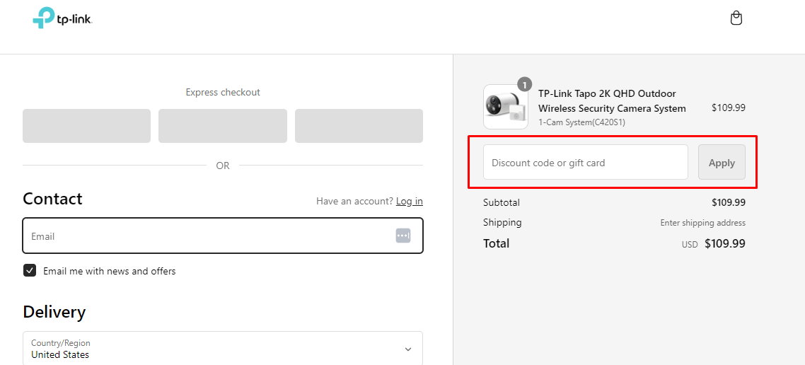 How do I use my TP-Link coupon code?