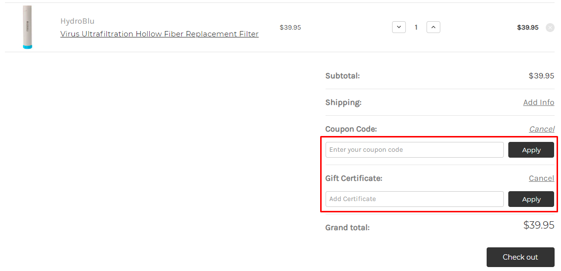 How do I use my HydroBlu coupon code?