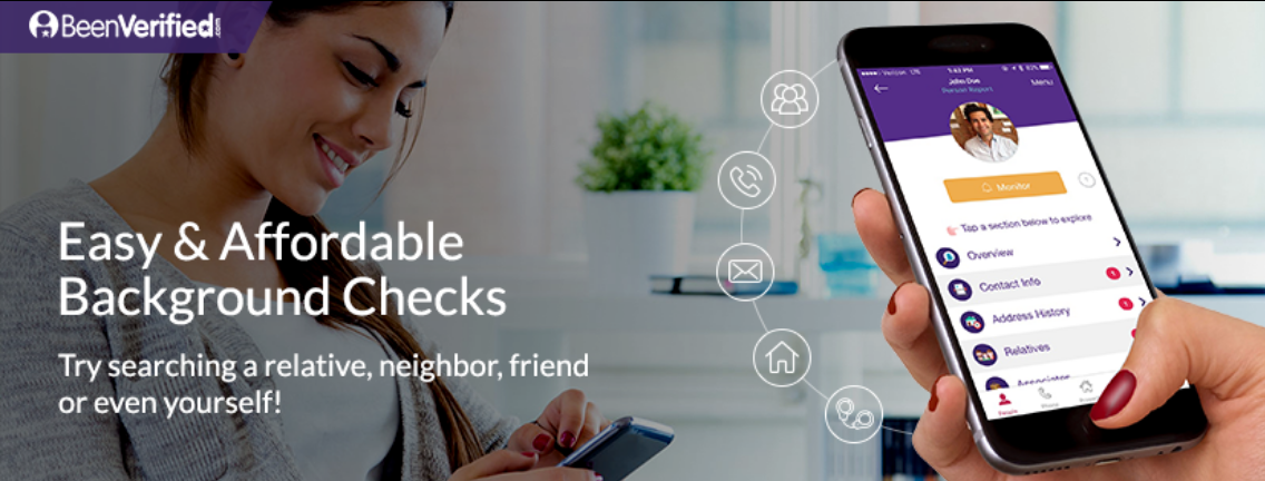 About BeenVerified Homepage
