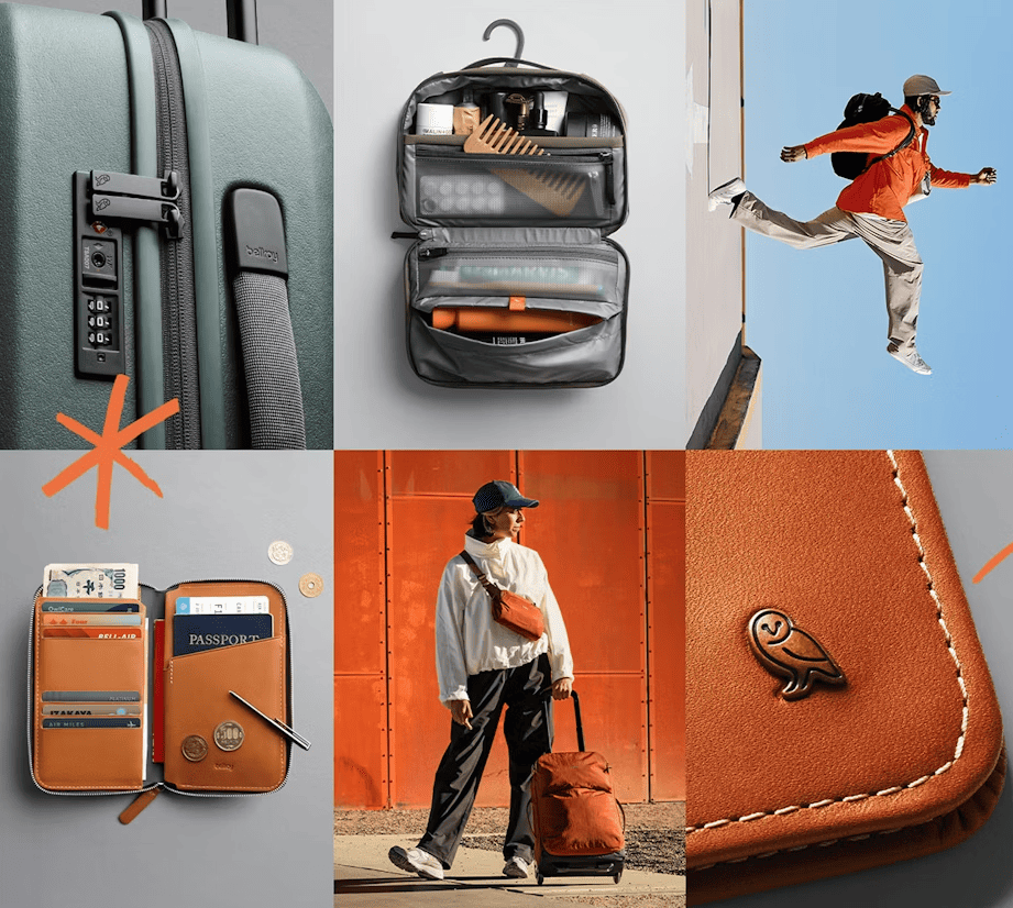 A example of Bellroy products you can save on