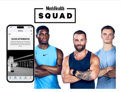 The Men's Health subscription on a smartphone