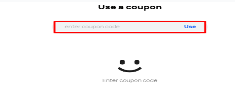 A box where you enter a Huawei promo code to redeem it