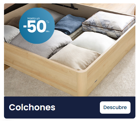 imagen de la web de flex. es de almohadas y descuentos