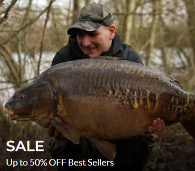 Fishing Tackle and Bait sales up to 50%