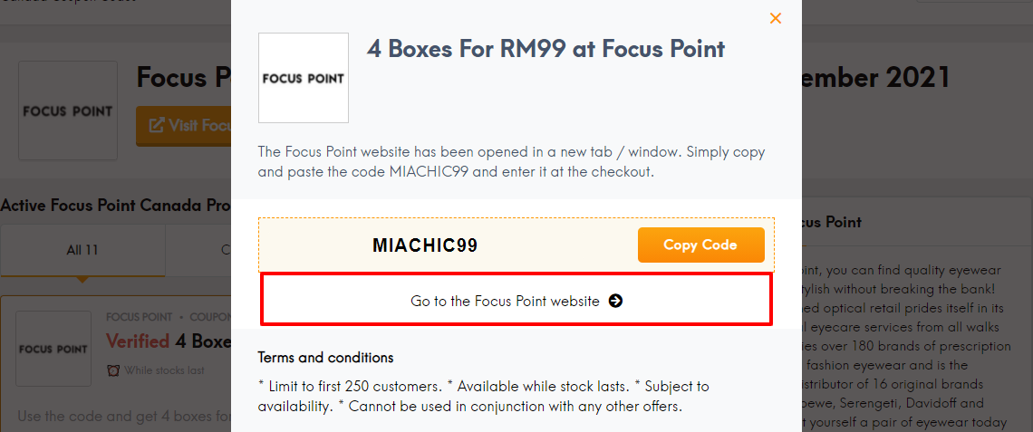 Focus Point coup ca