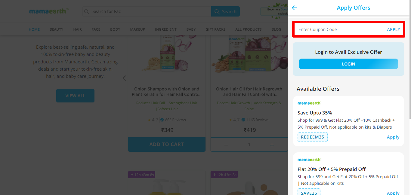Verified 20 Off Mama Earth Promo Codes September 2024