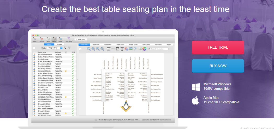 About PerfectTablePlan Homepage
