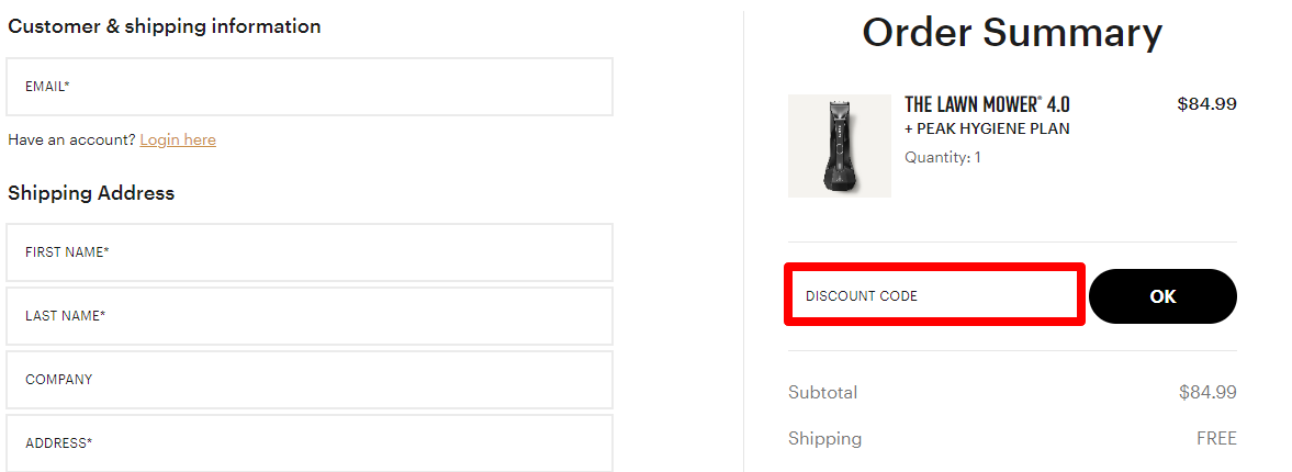 How Do I Use My MANSCAPED® Promo Code?
