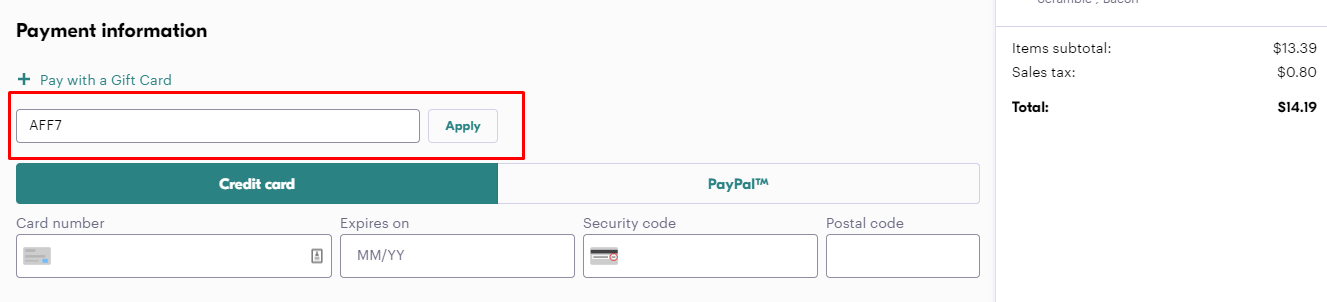 How do I use my Seamless promo code?