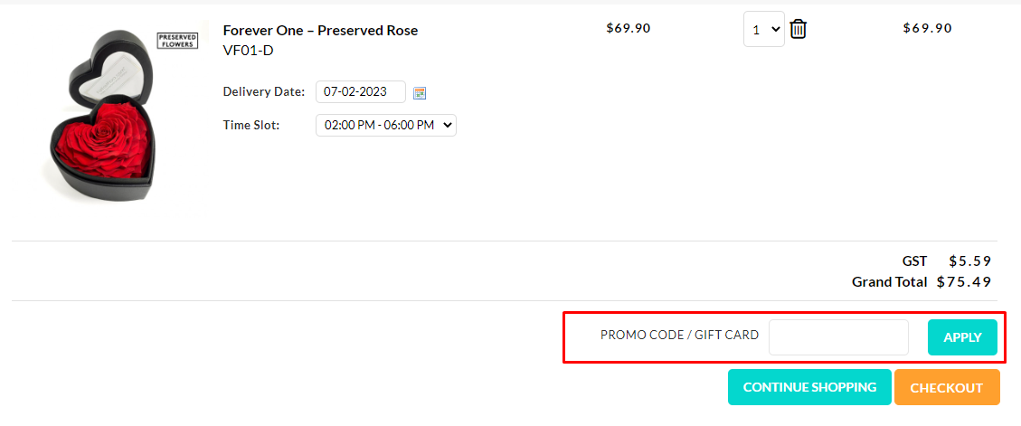 How do I use my FarEastFlora.com promo code?