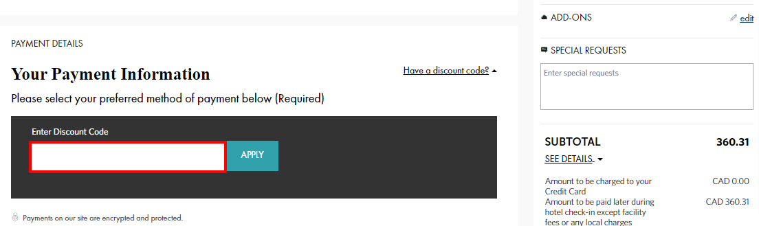 Discount Code