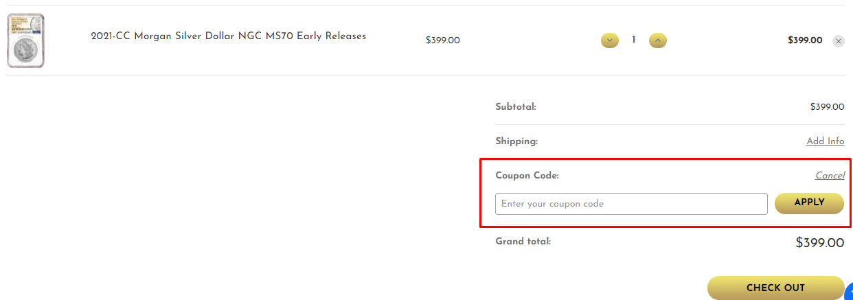 How do I use my Bullion Shark coupon code?