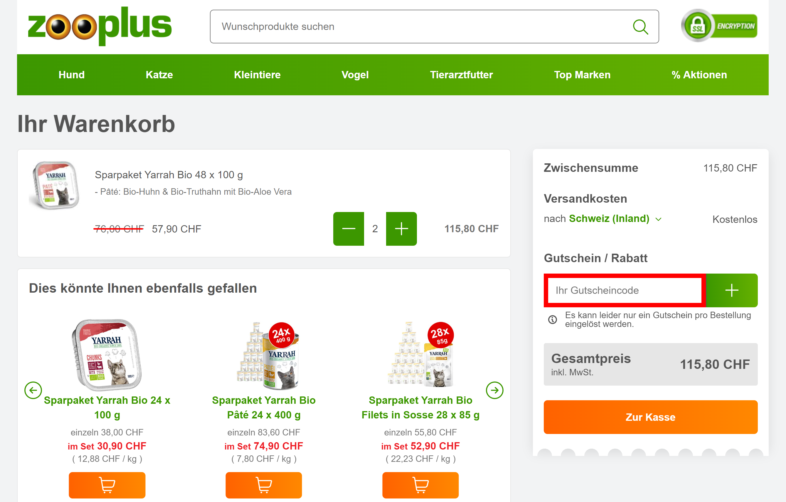 ZooplusCHcheckout