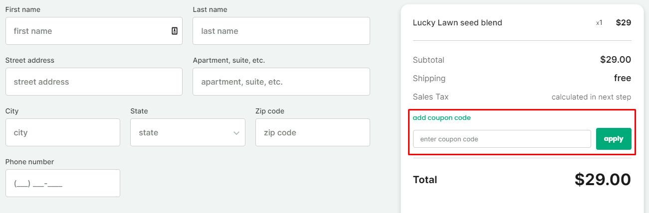 How do I use my Sunday coupon code?
