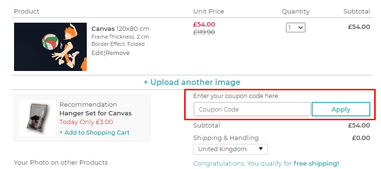 How do I use my My Picture coupon code?