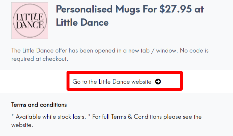 Little Dance Promo Code AE LC Site