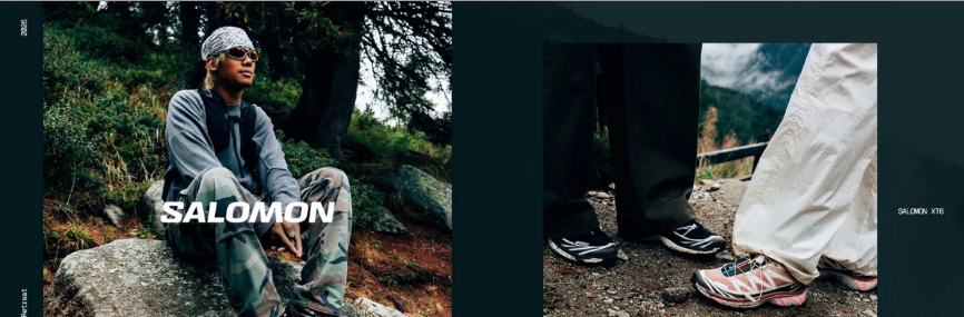 Products that JD Sports sells from other brands like Salomon