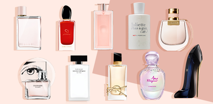 coleccion de diferentes botes de perfumes