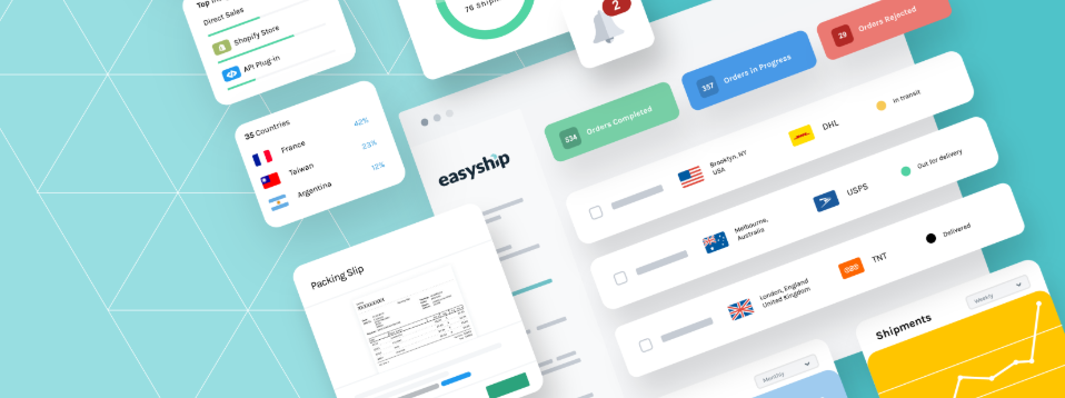 About Easyship homepage
