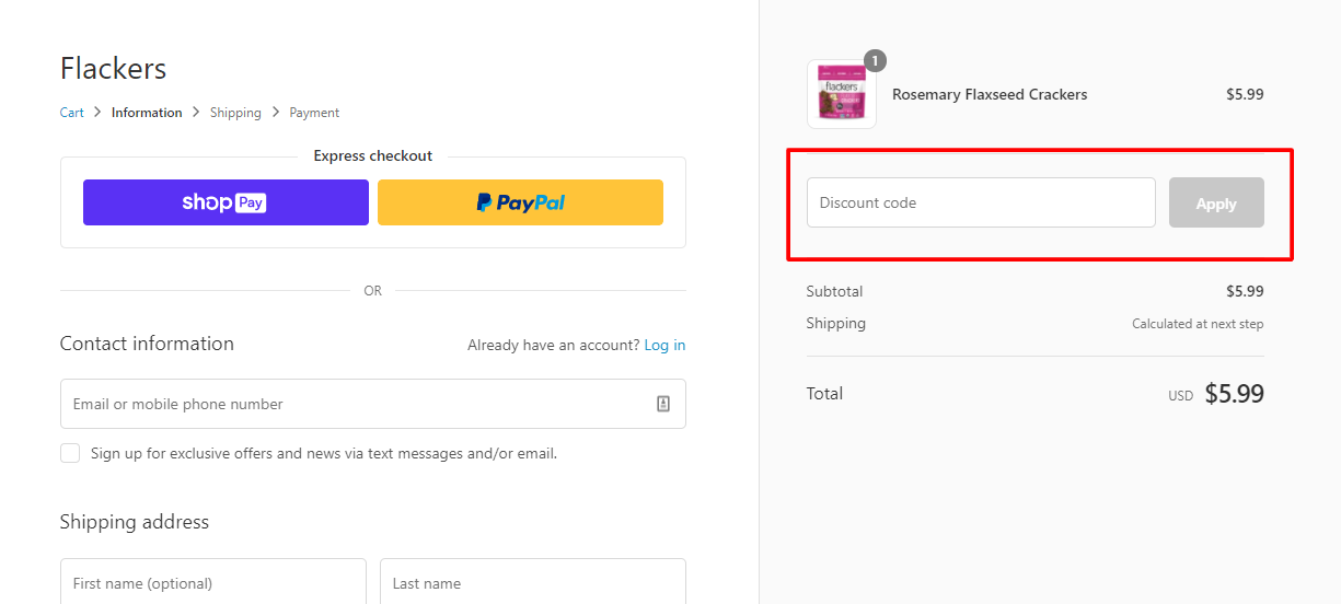How Do I Use My flackers Promo Code?