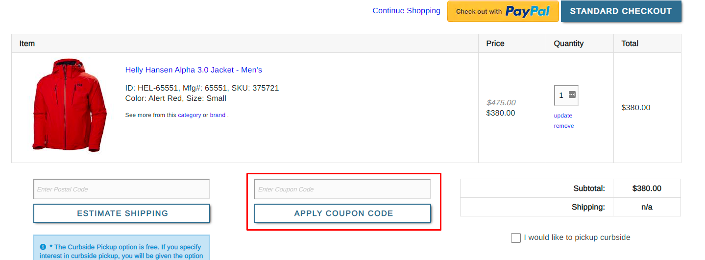 How do I use my Buckmans coupon code?