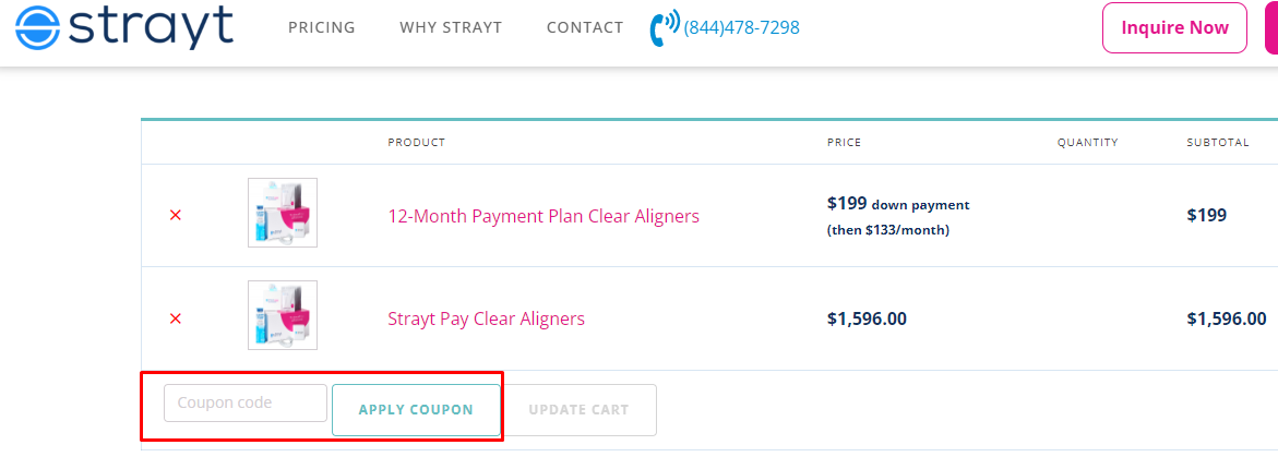 How do I use my Strayt coupon code?