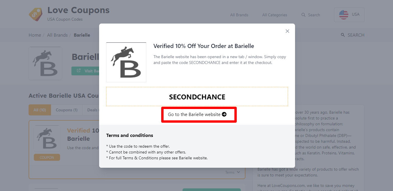 Barielle website