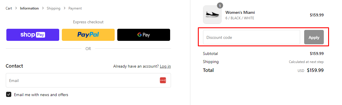 How do I use my Peluva discount code?