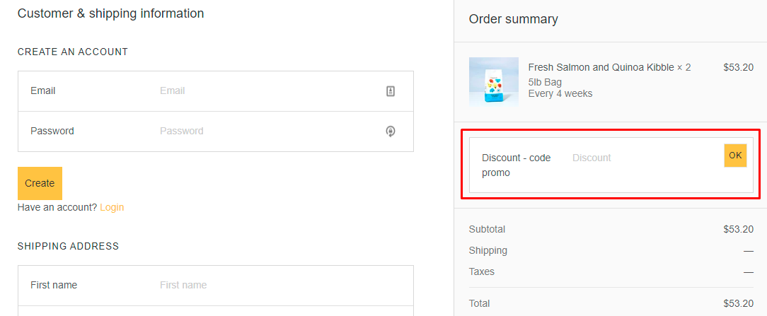 How do I use my Heed Foods discount code?