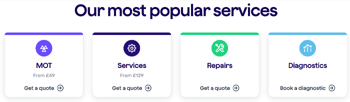 A example of the Fixter services you can save on with a Fixter voucher code