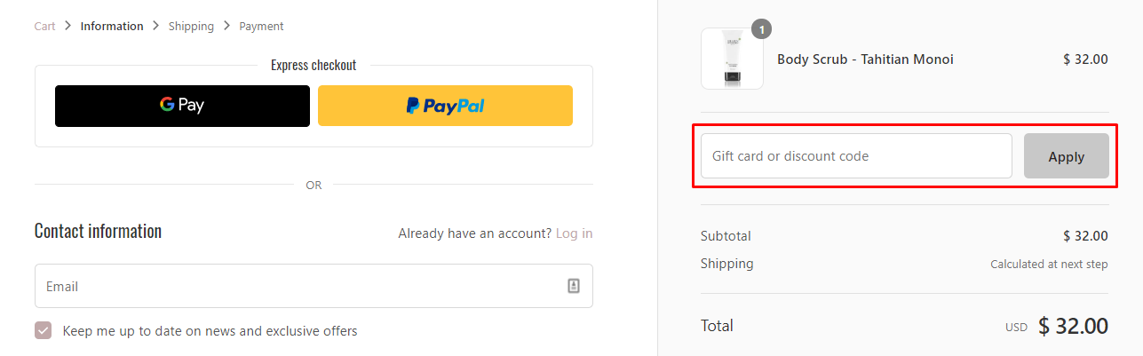 How do I use my Colleen Rothschild Beauty Discount code?