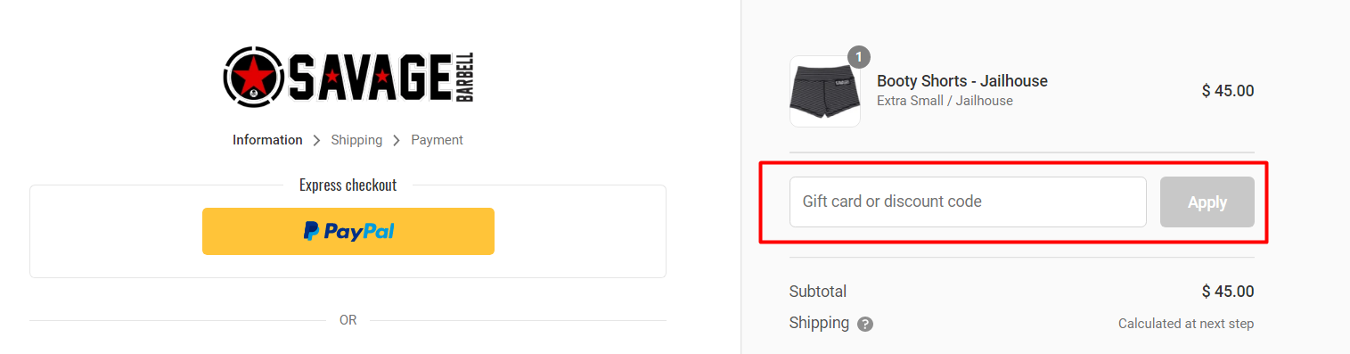 How do I use my Savage Barbell discount code?