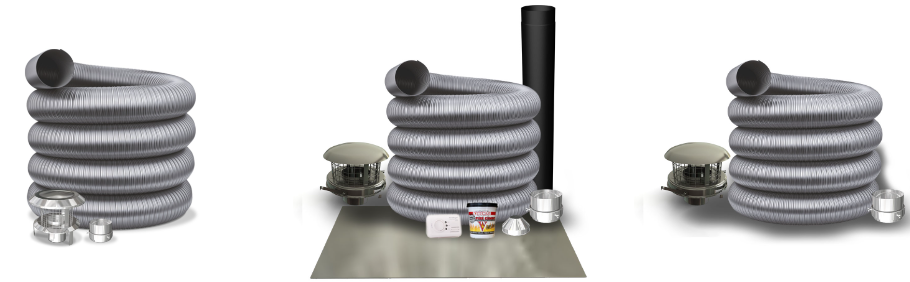 Flue kits sold with a Trade Price Flues discount code