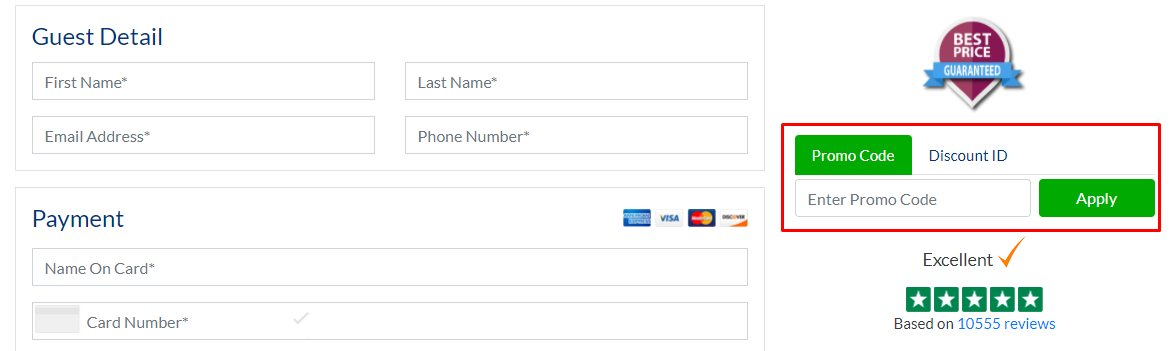 How do I use my Parksleephotels promo code?