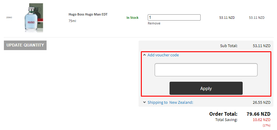 How do I use my Cara Pharmacy voucher code?